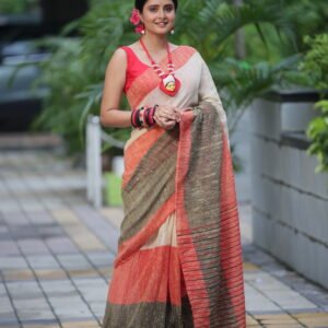 Jute Khadi Saree